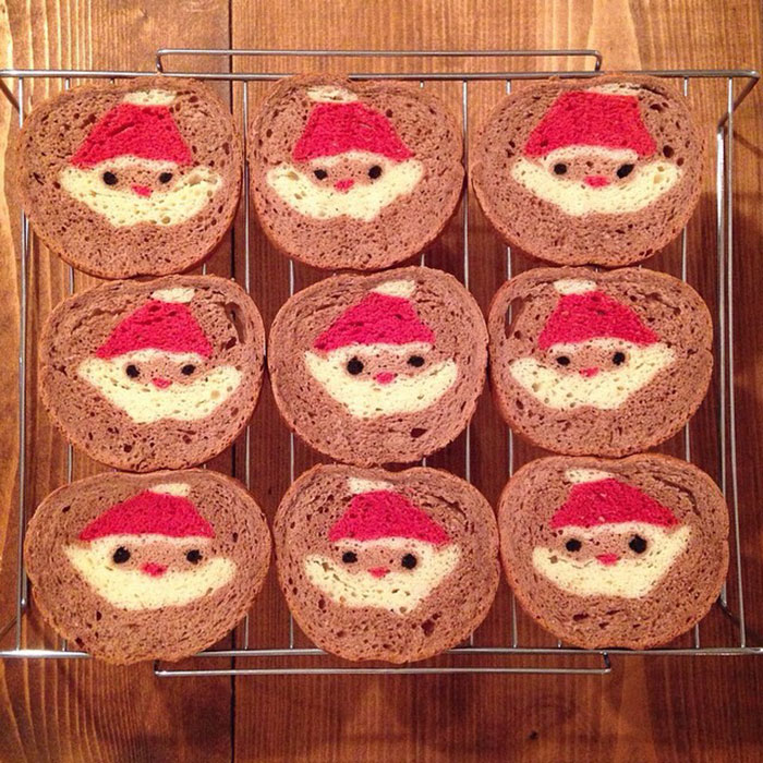 日本媽媽做的愛(ài)心切片面包 好看得讓人不舍得吃（組圖）