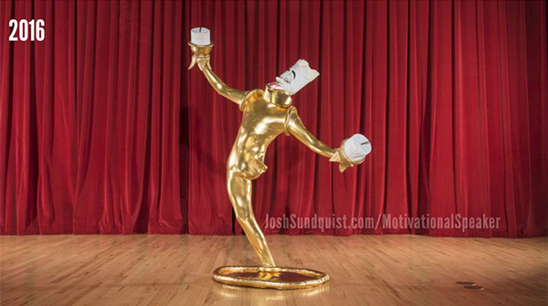 勵(lì)志獨(dú)腿男子 每年總有機(jī)智的萬圣節(jié)造型