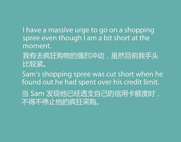 雙十一來了,剁手黨們準(zhǔn)備好了嗎?瘋狂購物英語怎么說?