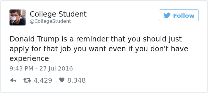 特朗普勝選驚呆網友 用惡搞表示抗議