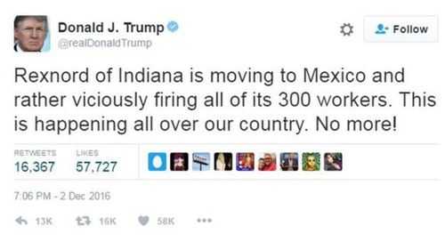 特朗普:美企海外代工或面臨35%懲罰性關稅