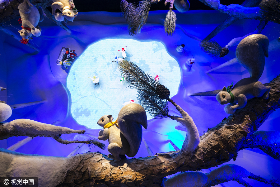 圣誕季從這里開始！最美圣誕節展示櫥窗欣賞（組圖）