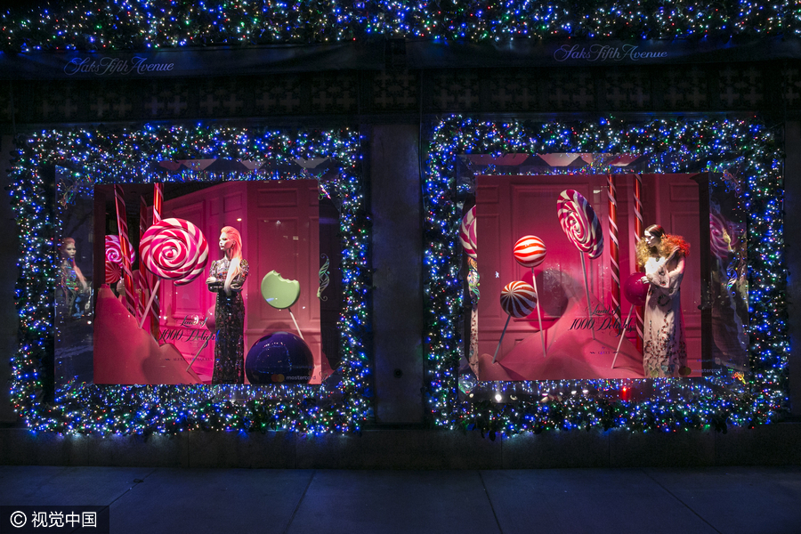 圣誕季從這里開始！最美圣誕節展示櫥窗欣賞（組圖）