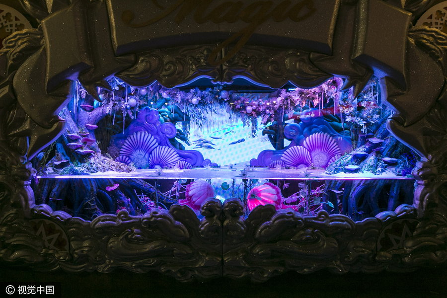 圣誕季從這里開始！最美圣誕節展示櫥窗欣賞（組圖）