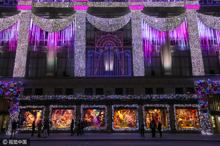 圣誕季從這里開始！最美圣誕節(jié)展示櫥窗欣賞（組圖）