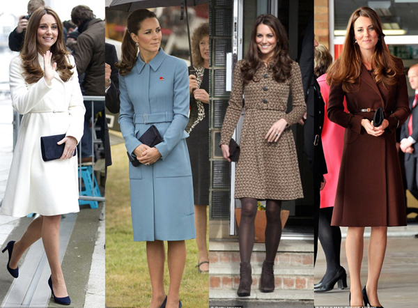 束腰大衣,蕾絲裙,裸色船鞋 凱特王妃的6大穿搭密術