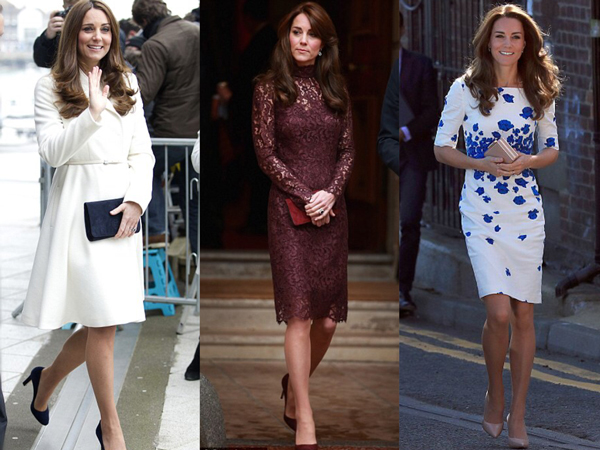 束腰大衣,蕾絲裙,裸色船鞋 凱特王妃的6大穿搭密術