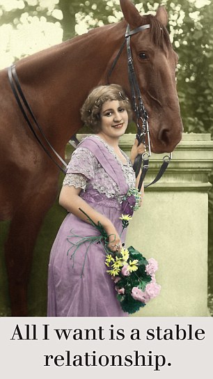 不是只有紅酒玫瑰才叫浪漫：仿古情人節卡片上的風趣格言（組圖）