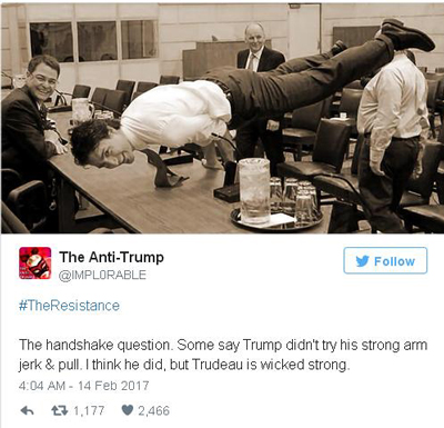 特朗普VS特魯多 美加首腦過(guò)招特朗普完敗