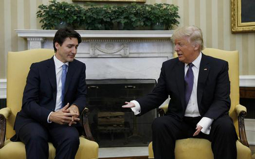 特朗普VS特魯多 美加首腦過(guò)招特朗普完敗