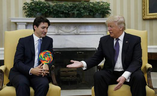 特朗普VS特魯多 美加首腦過(guò)招特朗普完敗