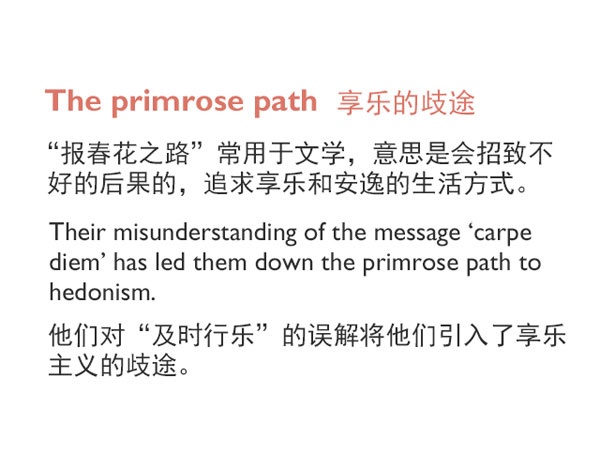 “花語(yǔ)”：和花有關(guān)的英語(yǔ)表達(dá)