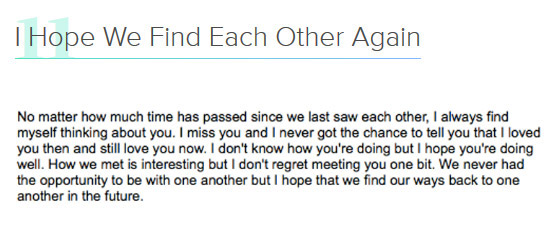 盤點：人們最想對前任說的話