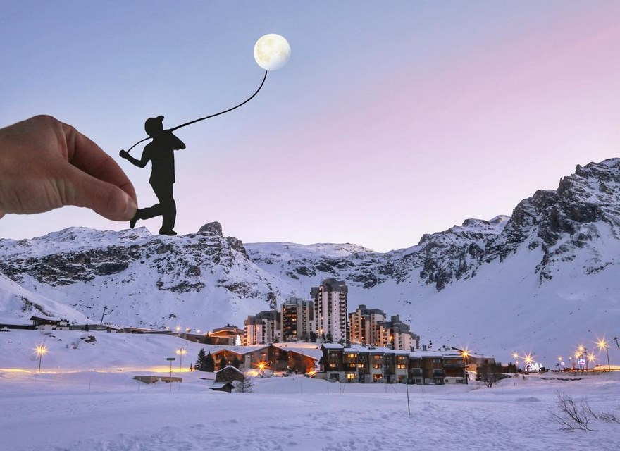 創(chuàng)意無處不在，這個(gè)小伙子用剪紙玩壞了全球的地標(biāo)（組圖）