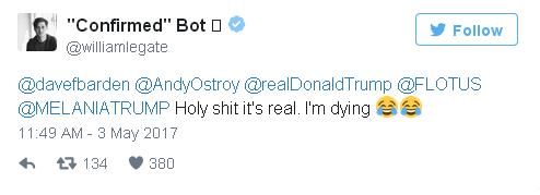 網友調侃特朗普遭妻子“嫌棄” 梅蘭妮亞竟手滑點贊