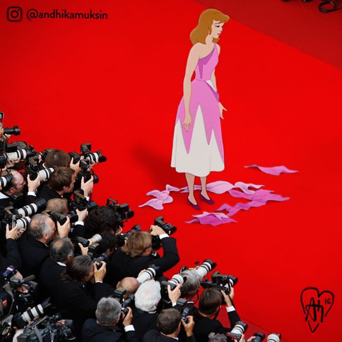 毫無(wú)違和感：把迪士尼人物頭P到名人照上（組圖）