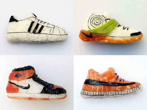 創意“壽司鞋” 壽司和潮牌鞋的完美結合(組圖)