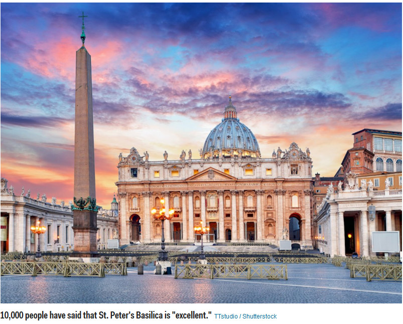 貓途鷹發(fā)布游客好評度最高的十大旅游景點(diǎn)（組圖）