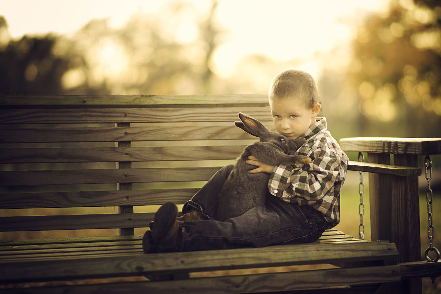 幸福滿滿：農場長大的孩子（組圖）