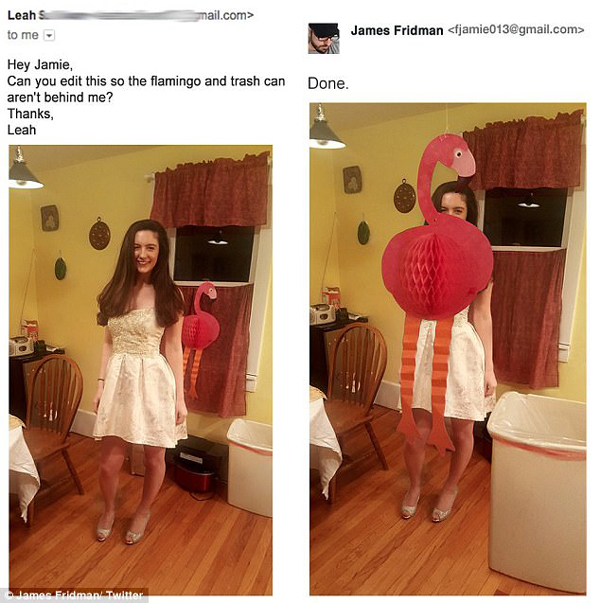 幫外國網友P圖的PS大神又有新作,畫風還是那么清奇(組圖)