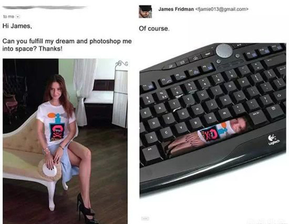 幫外國網友P圖的PS大神又有新作,畫風還是那么清奇(組圖)