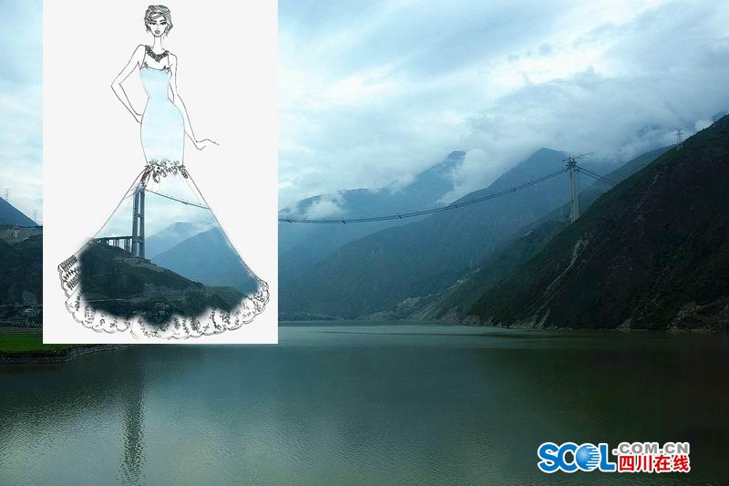 把高速公路做成衣服穿上身 美不美？（組圖）