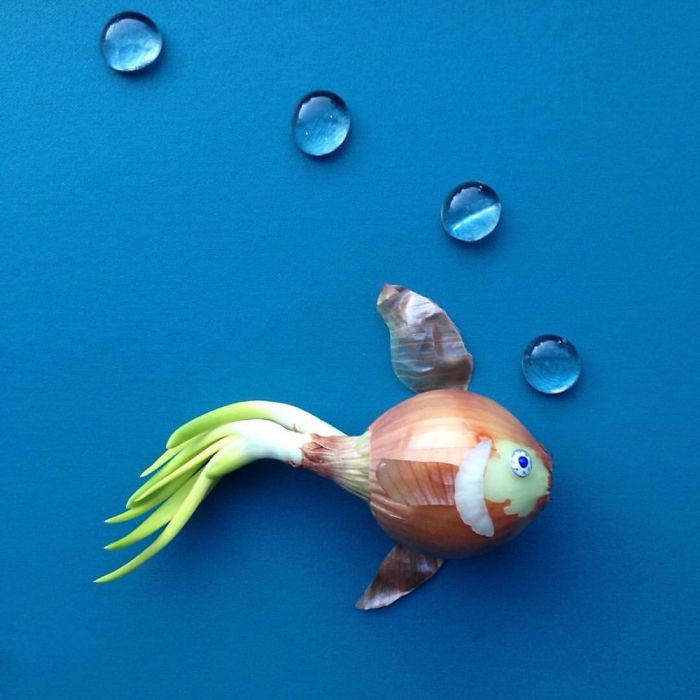 廚房里的“動物園”：別出心裁的蔬果藝術(shù)品（組圖）