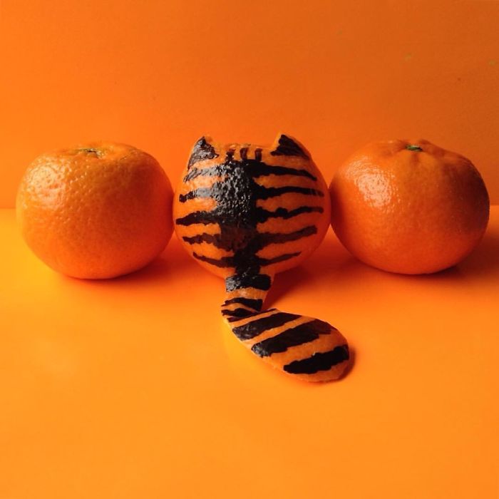 廚房里的“動物園”：別出心裁的蔬果藝術(shù)品（組圖）