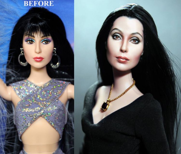 嫌名人玩偶太失真？那只是因為你不會化妝（組圖）