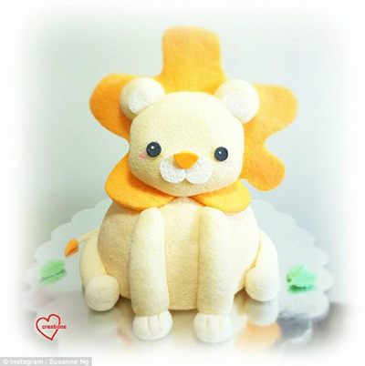 萌萌噠創(chuàng)意戚風(fēng)蛋糕，你舍得下嘴嗎？（組圖）