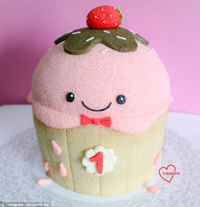 萌萌噠創(chuàng)意戚風(fēng)蛋糕,你舍得下嘴嗎?(組圖)