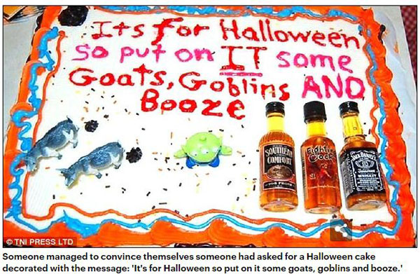 當糕點師把顧客的話一字不差地寫到蛋糕上