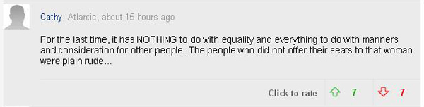 公交車上到底該不該讓座?英國人也在為此爭執不休