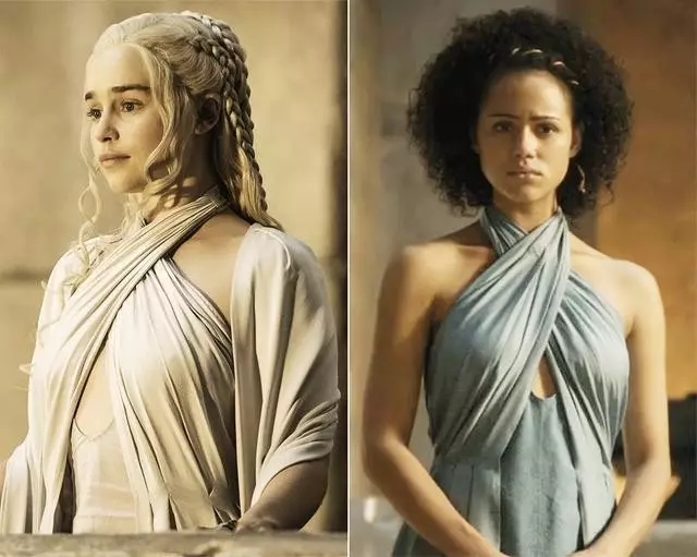 《權(quán)力的游戲》女主們的高定服裝燒到了時尚圈（組圖）