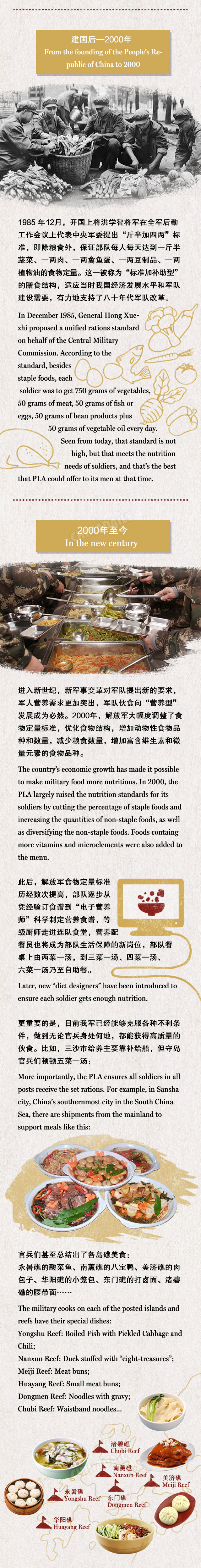 吃得好也是戰斗力！我軍90年來都吃啥？（組圖）