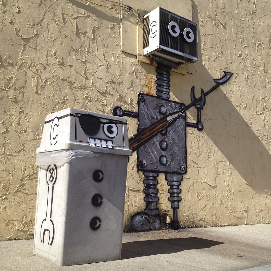 卡通藝術讓世界變得更美好（組圖）