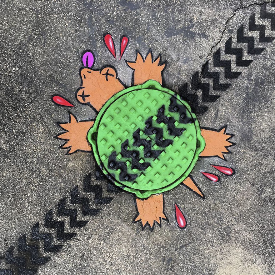 卡通藝術讓世界變得更美好（組圖）