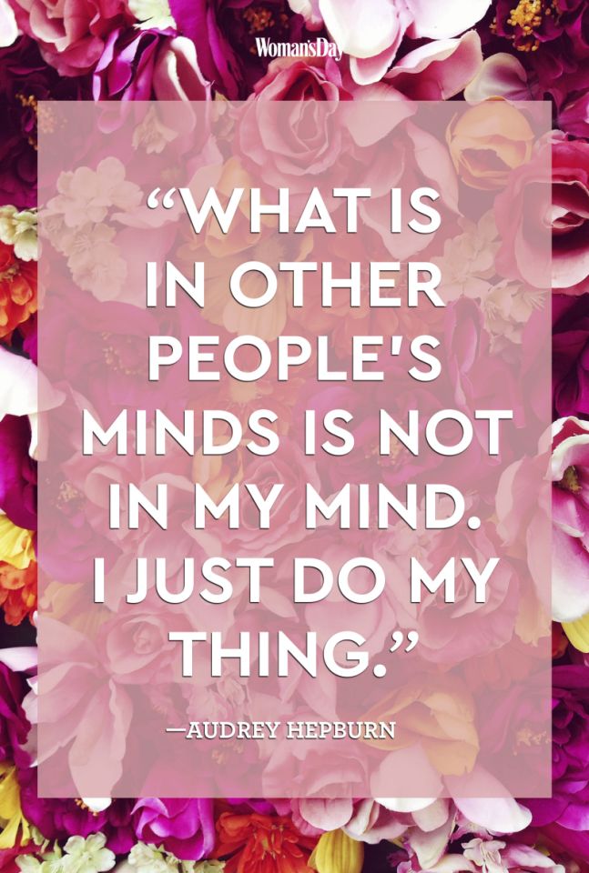 女人應該怎么活？來聽聽這15個女人的名言