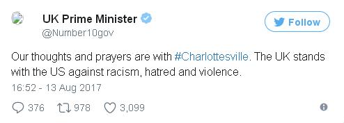 白人種族暴力撕裂美國！特朗普不當表態遭各界質疑