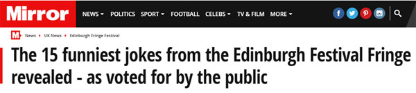 華裔小哥講了個段子,就榮獲了愛丁堡國際藝穗節(jié)笑話獎,這種英式幽默你能懂嗎?