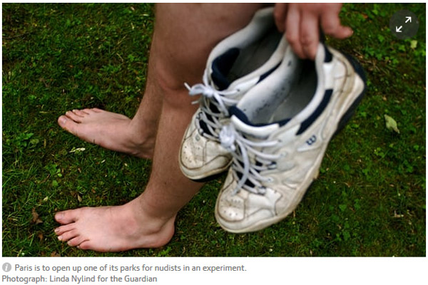 巴黎開放首個裸體主義公園，偷窺狂禁止入內