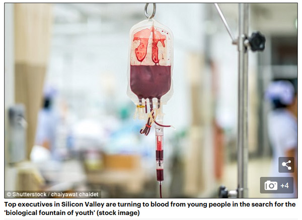 有錢任性！硅谷高管輸入年輕血液抗衰老
