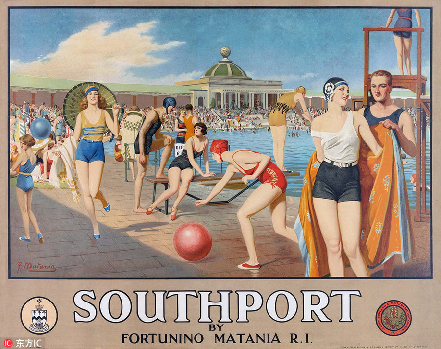 英國珍貴舊海報重現(xiàn)“日不落帝國”的黃金時代（組圖）