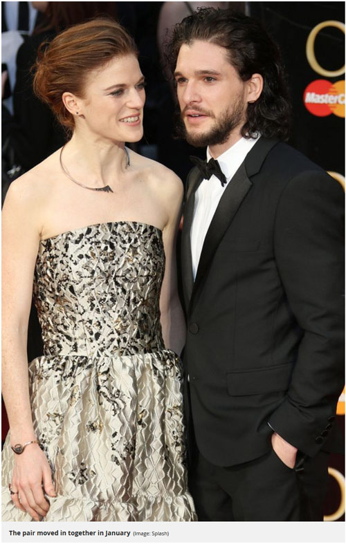 因戲生情！“雪諾”基特•哈靈頓要和“野人”蘿斯•萊斯利結婚了！