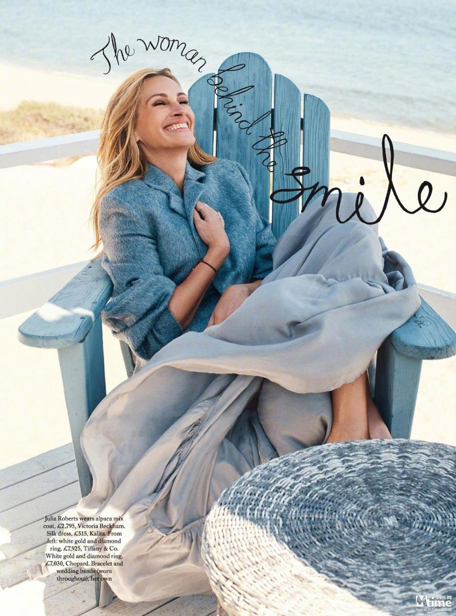 誰(shuí)會(huì)信這是快50歲的朱莉婭·羅伯茨？ 奧斯卡影后登《時(shí)尚芭莎》（組圖）