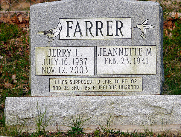 萬圣節(jié)來了 盤點最幽默的墓碑（組圖）