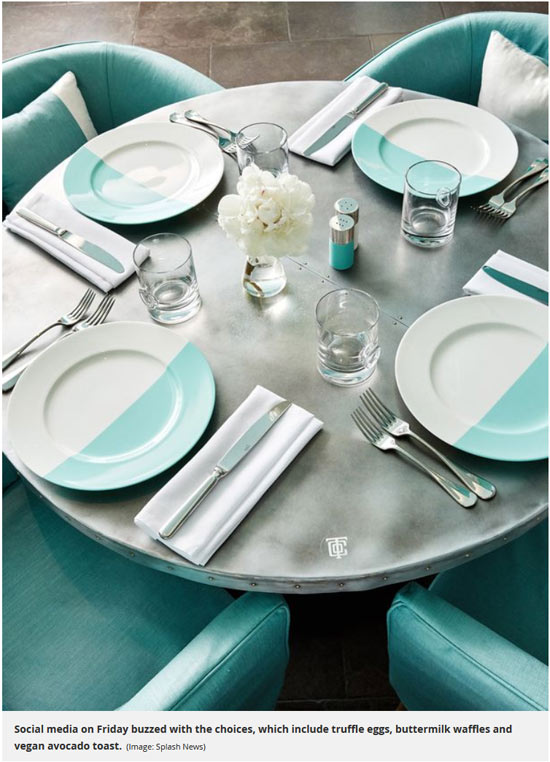 你終于可以吃到“蒂凡尼的早餐”啦！（組圖）