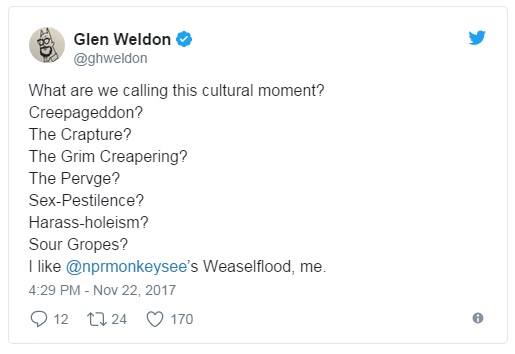 牛津熱詞:黃鼠狼洪水