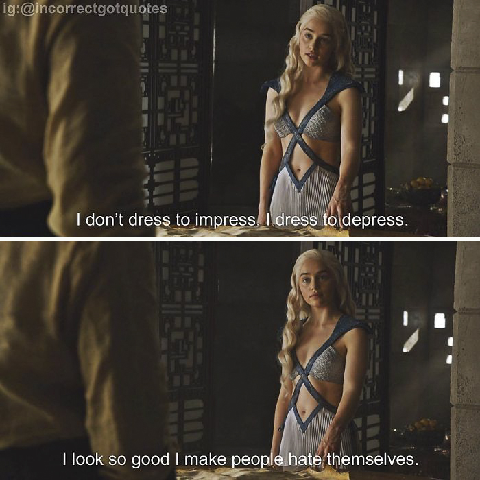 笑崩！《權(quán)力的游戲》惡搞版對(duì)白（組圖）