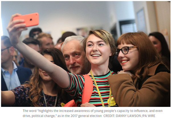 牛津詞典2017年度詞匯:青年沖擊